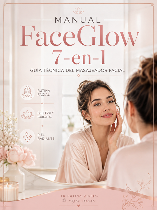 Manual FaceGlow 7-en-1: Guía Técnica del Masajeador Facial