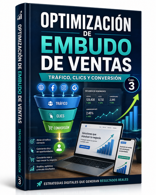 Optimización de Embudo de Ventas: Tráfico, Clics y Conversión (Cap. 3)