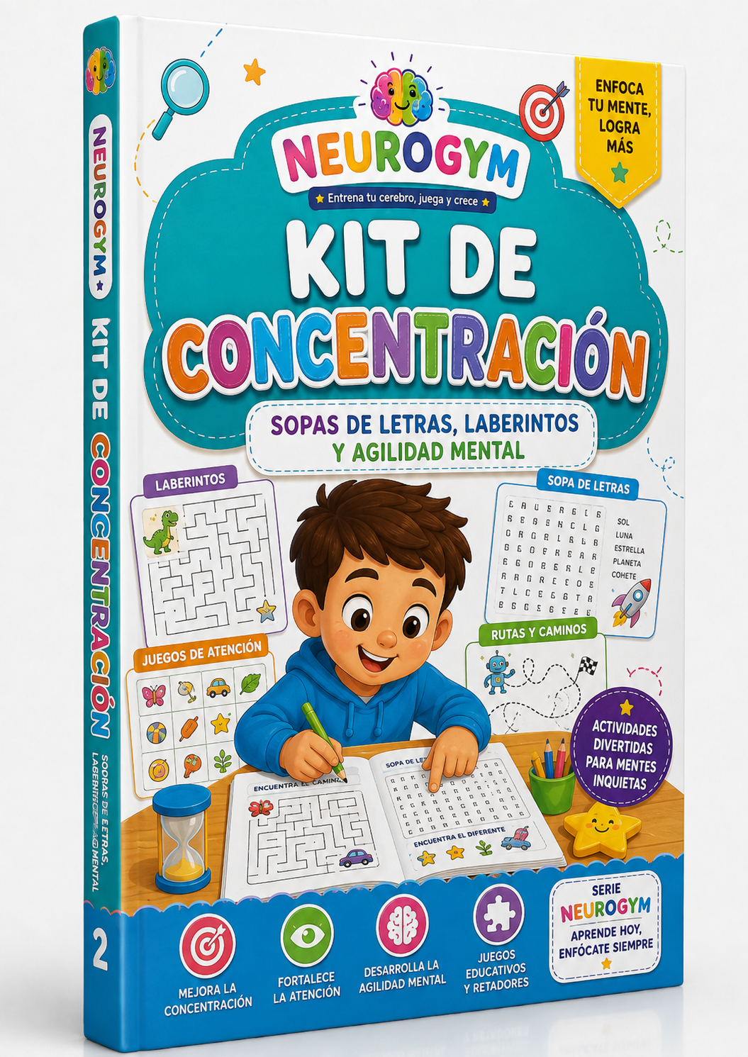 Combo Neurogym Completo: 7 Libros de Estimulación y Juegos Infantiles