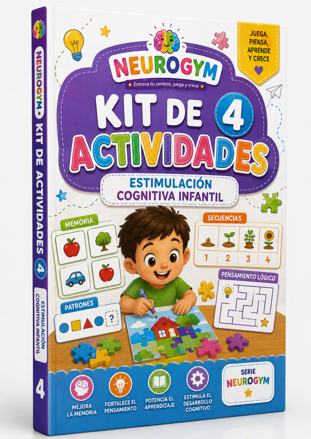 Combo Neurogym Completo: 7 Libros de Estimulación y Juegos Infantiles