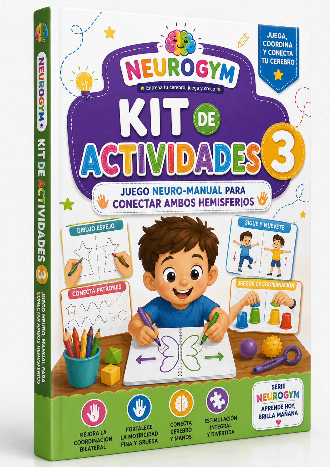 Combo Neurogym Completo: 7 Libros de Estimulación y Juegos Infantiles