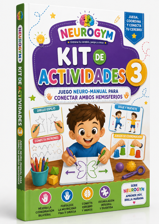 Neurogym Kit de Actividades 3: Juego Neuro-Manual para Conectar Ambos Hemisferios