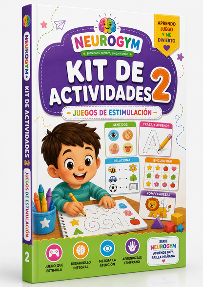Combo Neurogym Completo: 7 Libros de Estimulación y Juegos Infantiles