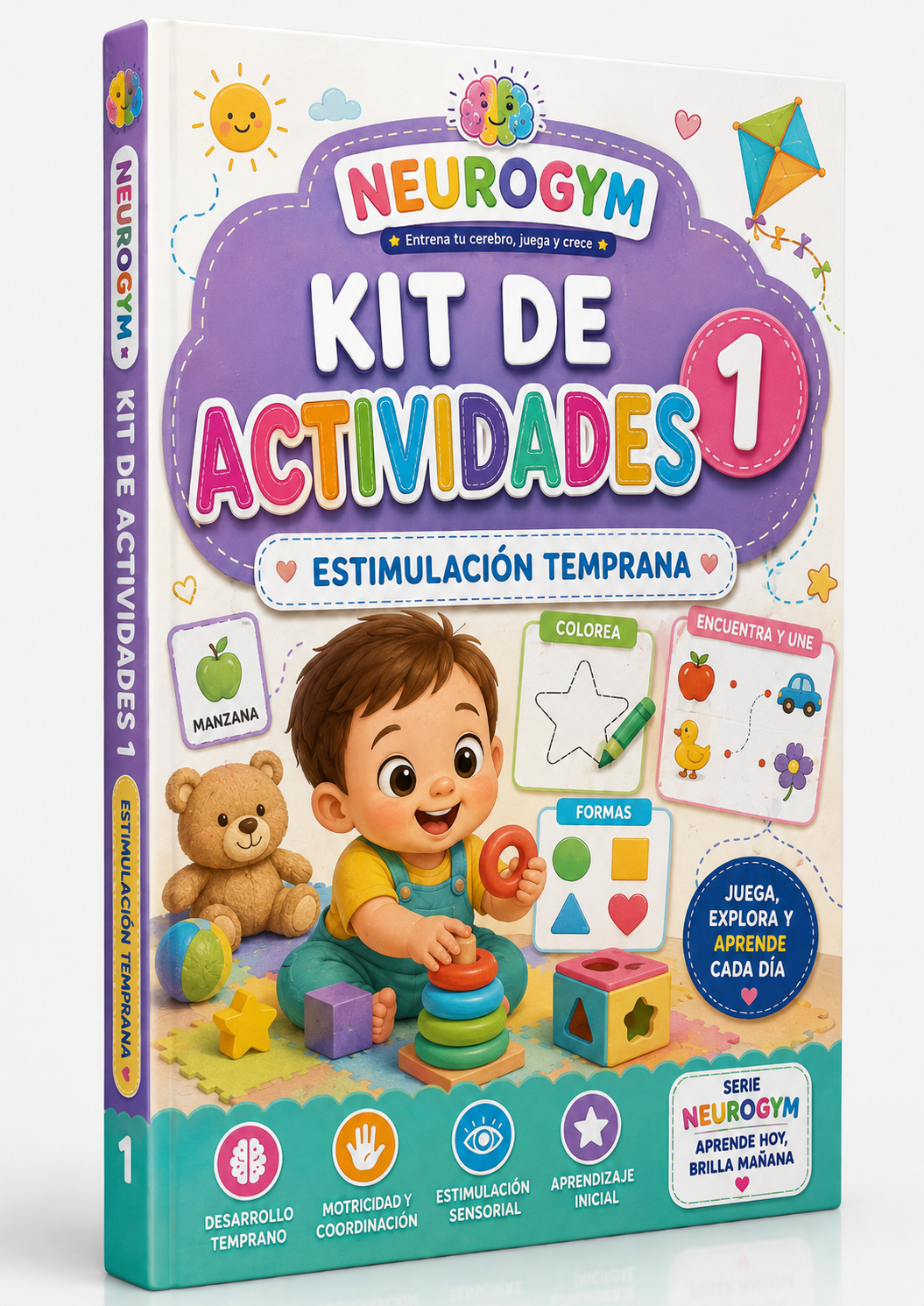 Combo Neurogym Completo: 7 Libros de Estimulación y Juegos Infantiles