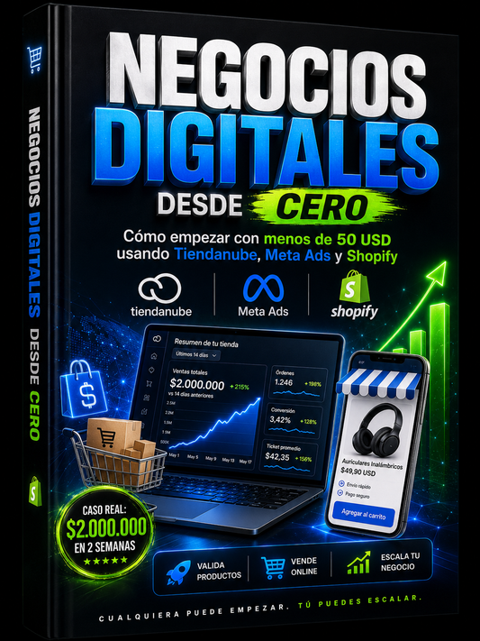 Negocios Digitales Desde Cero: Cómo Empezar con Menos de USD 50 y Validar tu Primer Producto Online