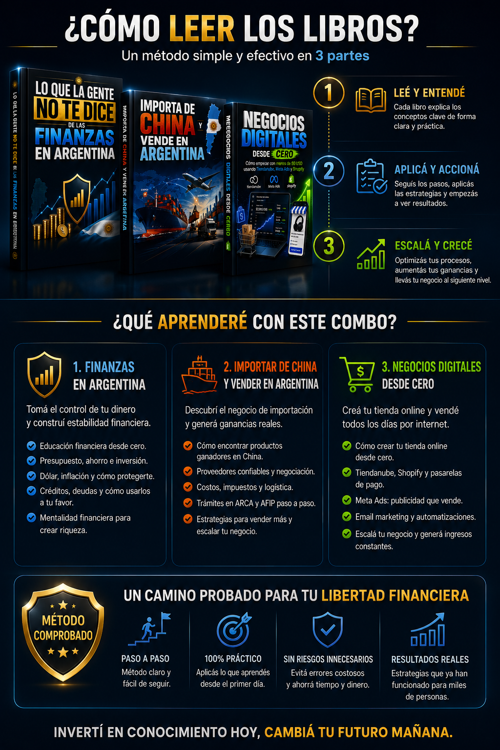 Pack Emprendedor 2026 | Finanzas + Importación + Negocios Digitales (3 Ebooks Premium)